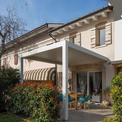 Infissi e copertura bioclimatica