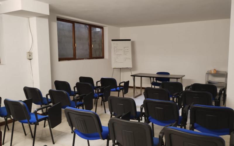 sala corsi per formazione teorica